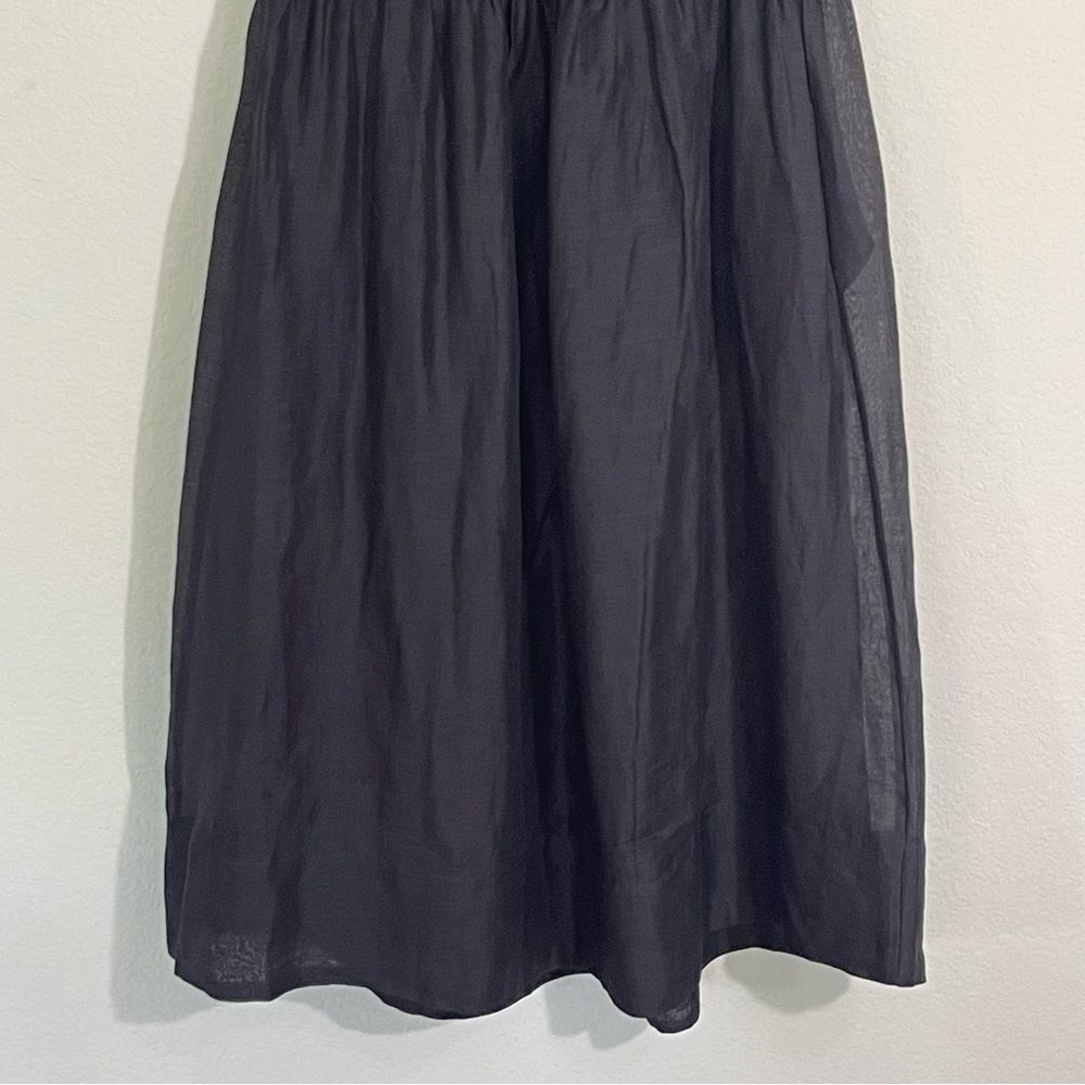 J Crew Hyacinth V-Neck Dress in Ramie in Black Size XS NWT - Picture 14 of 15